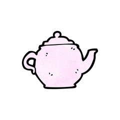 cartoon tea pot