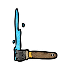 cartoon paint brush