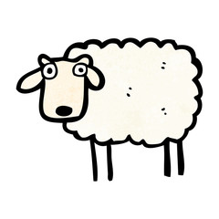 cartoon sheep
