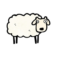 cartoon sheep