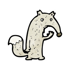 funny cartoon wolf