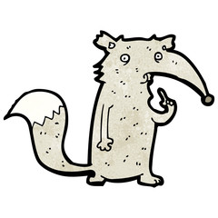 funny cartoon wolf