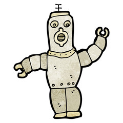 cartoon robot