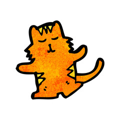 cartoon cat doodle