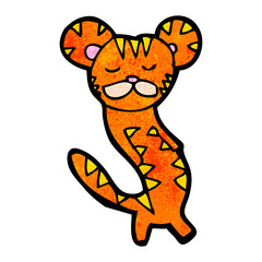 cartoon tiger