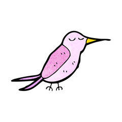 cartoon hummingbird