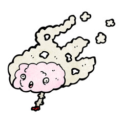 cartoon migraine brain