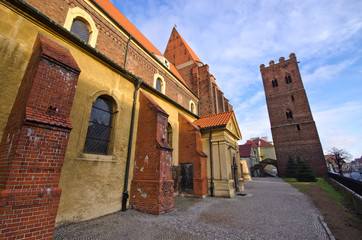 St. Andrew church in Sroda Slaska, Poland
