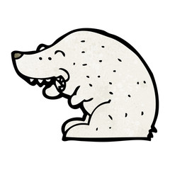 cartoon polar bear