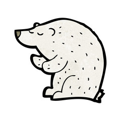 cartoon polar bear