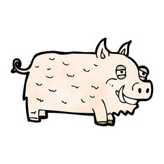 cartoon pig