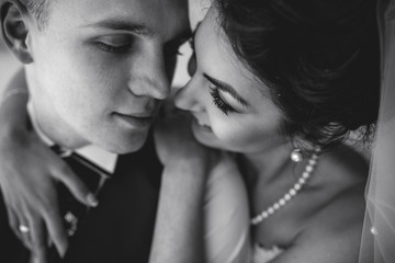 Preparation of adorable bride