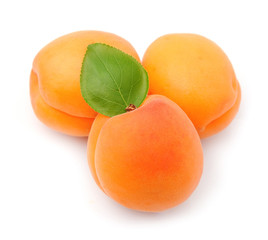 Sweet apricots fruits