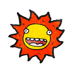 cartoon sun
