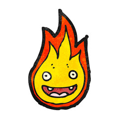cartoon flame