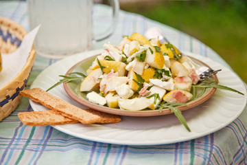 Birnen-Schafskäse-Salat