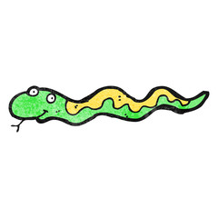 cartoon slithering snake