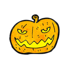 cartoon halloween pumpkin