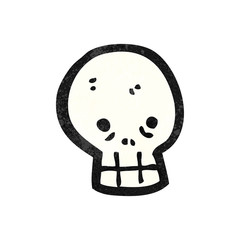 cartoon skull