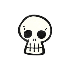 Fototapeta premium cartoon skull