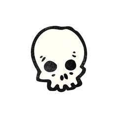 cartoon skull