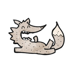 cartoon wolf