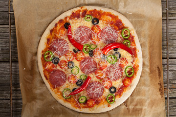 Delicious home made pizza