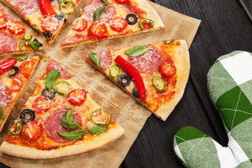 Delicious home made pizza