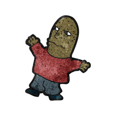 cartoon bald man