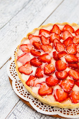 Homemade Strawberry cake