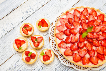 Homemade Strawberry cake