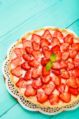 Homemade Strawberry cake