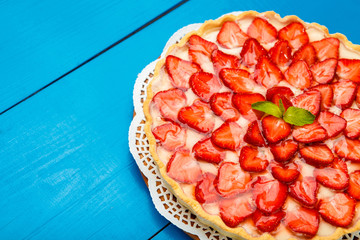 Homemade Strawberry cake