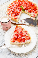 Homemade Strawberry cake