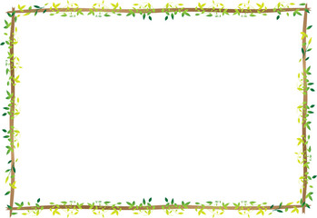 葉　枝　フレーム