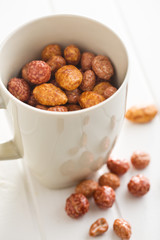 various sugared nuts