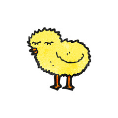 cartoon fluffy chick