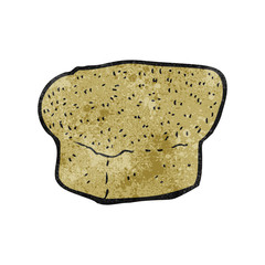 cartoon bread