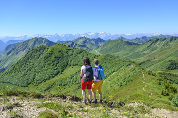 Naklejka premium traumhafte Aussichten für Wanderer