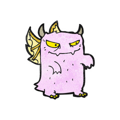 cartoon little monster