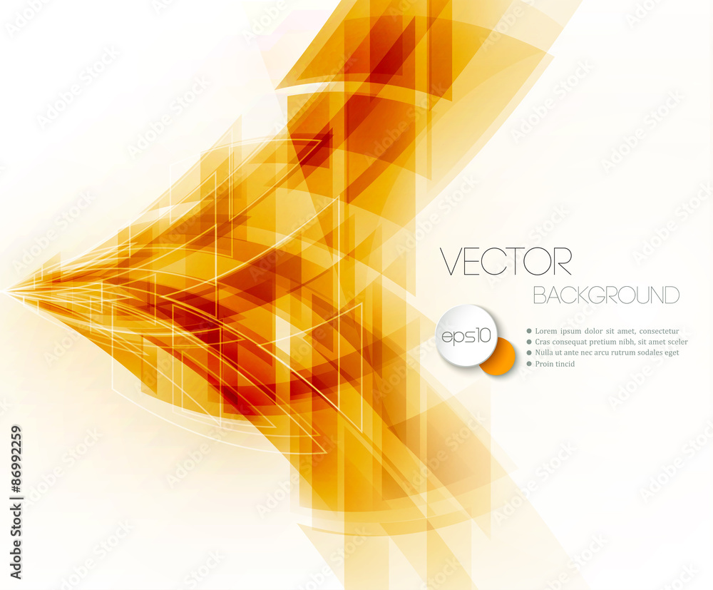 Poster abstract geometric background design