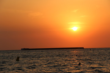 Obraz premium Coucher de soleil
