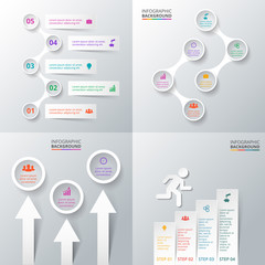 Vector elements set for infographic.