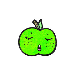 cute cartoon apple
