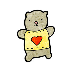 cartoon little teddy bear