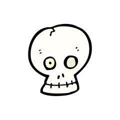 cartoon skull