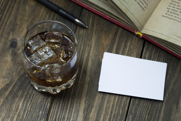 whiskey and Coke , launched the book and business cards