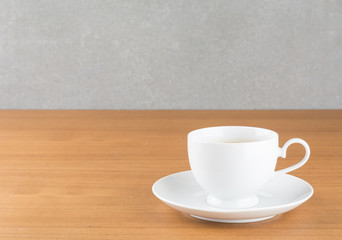 a cup of coffee