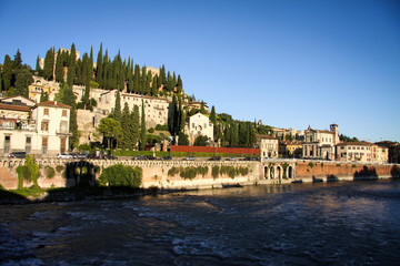 Panoramic View of Verona, Italy