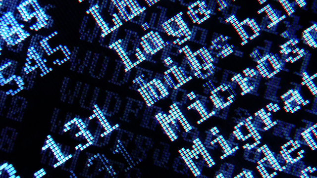 Computer Screen Displaying Directory File List with Properties, Abstract Technology Background